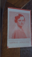 MUSIQUE - GERTRUD HERLICZKA  Femme Chef D’Orchestre - Saison !935-1936 - - Programmes