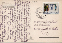 Philatelic Postcard With Stamps Sent From VATICAN CITY STATE To ITALY - Brieven En Documenten