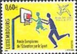 LUXEMBOURG 2004 - Année Européenne D'éducation Par Le Sport - 1 V. - Basketball