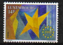 Luxemburg 1992 Start Of E.U. Y.T. 1255 ** - Ungebraucht