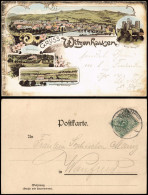 Ansichtskarte Litho AK Witzenhausen Gruss Aus... Stadt, Weinberge 1898 - Witzenhausen