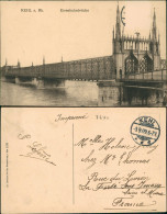 Ansichtskarte Kehl (Rhein) Eisenbahnbrücke 1909 - Kehl
