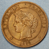 France • 10 Centimes • 1892 A • AUNC • Type Cérès • [24-357] - 10 Centimes