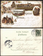 Ansichtskarte Litho AK Fritzlar Dom, Markt, Casino, Kloster Gruss Aus... 1897 - Fritzlar