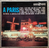 Disco LP Vinile 33 Giri Anni ‘50/60 : A PARIS  Ed. Ducretet Thomson - Otros - Canción Francesa