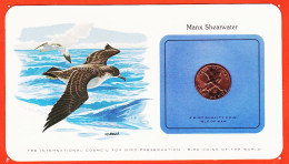 38011 / ⭐ ♥️ Isle Of MAN Two 2 Pence 1979 Manx Sheawater Ile PUFFIN Des Anglais Monnaies Oiseaux Monde Bird Coins World  - Isla Man