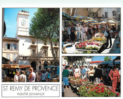 Marches - Saint Remy De Provence - Marché Provençal - Multivues - Marchés De Provence - CPM - Voir Scans Recto-Verso - Markets