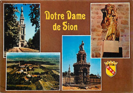 54 - Vezelise - Notre Dame De Sion - Multivues - Blasons - Art Religieux - CPM - Voir Scans Recto-Verso - Vezelise