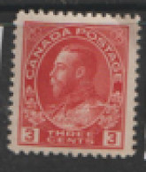 Canada  1922 SG 228  3c Type 1  Mint No Gum - Unused Stamps