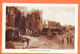 34325 / ⭐ LAHEJ Yemen ADEN Market 1930s Carte-Photo-Bromure Real-Photo Egyptian Cigarettes Factory M.S Le N°30  - Jemen
