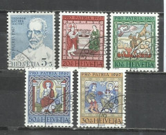 0689-SELLOS SUIZA SERIE COMPLETA  PRO PATRIA.1967 Nº786/790.HELVETIA.SUISSE - Used Stamps