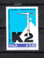 Italia   - 2004.  Conquista Del K 2 ( Compagnoni E Lacedelli 1954 ). Conquest Of K 2. MNH - Climbing