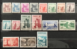 Lot De 17 Timbres Neufs* Maroc 1955 - Neufs