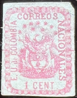 Kolumbien 1865: Arms Of Colombia Mi:CO 27x - Colombie