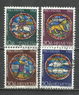 0690-SELLOS SUIZA SERIE COMPLETA PRO PATRIA.1968 Nº 807/810 HOROSCOPO ZODIACO - Used Stamps