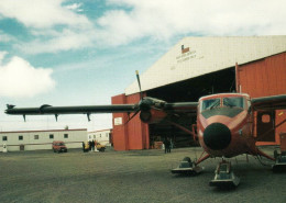 1 AK Antarktis / Antarctica * Aerodromo Base Eduardo Frei (Chile) Twin Otter Vor Hanger Auf King George Island * - Sonstige & Ohne Zuordnung