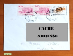 Enveloppe Avec Oblitération Du 30 12 97 De ODORHEIU - Roumanie (timbre N° 3976F) - Postmark Collection