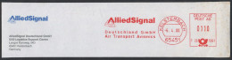 GERMANY - KELSTERBACH 2000 - METER / EMA ALLIEDSIGNAL DEUTSCHLAND - AIR TANSPORT AVIONICS - FRAGMENT Cm 20,5x5 - Frankeermachines (EMA)