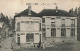 Bessancourt * Façade De La Poste Et La Rue Madame * Ptt - Andere & Zonder Classificatie