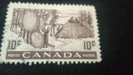 KANADA- 1940-50     10  C    DAMGALI - Used Stamps