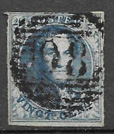 OBP7 Met 4 Randen En Met Balkstempel P98 Puers (zie Scans) - 1851-1857 Médaillons (6/8)