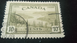 KANADA- 1940-50     10  C    DAMGALI - Gebruikt