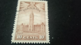 KANADA- 1940-50     10  C    DAMGALI - Used Stamps