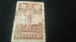 KANADA- 1940-50     10  C    DAMGALI - Used Stamps