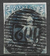 OBP7A Met 4 Randen En Met Balkstempel P102 Roulers (zie Scans) - 1851-1857 Médaillons (6/8)