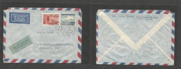 ALBANIA. 1961 (7 March) Vlore - Comunist Germany, Pretzesch. Air Multifkd Envelope. - Albanie