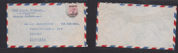 BAHRAIN. 1951 (3 Feb) GPO - Denmark, Odense. Air Fkd Ovptd Issue Envelope. Fine + Dest. - Bahrein (1965-...)