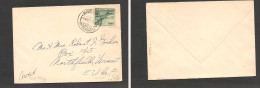 CHILE. Chile - Cover - 1957 12 Dec Antofagasta To USA Northfield Vermont Single Air Fkd Env At $100 Rate. Fine. Ex-Prof  - Cile