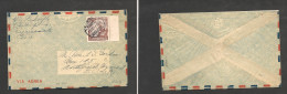 CHILE. Chile - Cover - 1950 15 Seppt Antofagasta To USA Northfield Vermont Single $10 Fkd Env Air Rate, Fine. Ex-Prof We - Cile