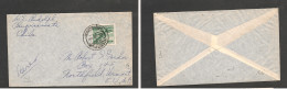 CHILE. Chile - Cover - 1957 11  Oct Antofagasta To USA Northfoield Vermont Air Single Fkd Env At $100 Rate XF. Ex-Prof W - Chile