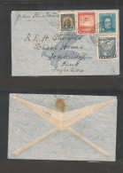 CHILE. Chile - Cover 1934 11 Oct  Stgo To UK Kent Air Multfkd Env $7.70 Rate, Fine. Ex Prof West Airmails Collection. Ea - Cile