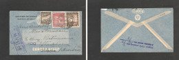 CHILE. Chile - Cover - 1939 22 Ago Stgo To Sweden Stenkholm Registr Air Mult Fkd Env At $14.30 Rate Better Dest. Fine Pe - Cile