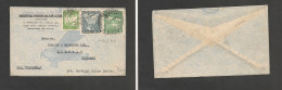 CHILE. Chile - Cover - 1940 17 July Stgo To UK Lincoln Air Mult Fkd Env 9.10 Rate Via Panagra And NY Sea Crossing, Fine. - Cile