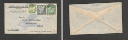 CHILE. Chile - Cover - 1940 17 July Stgo To UK Lincoln Air Mult Fkd Env 9.10 Rate Via Panagra And NY Sea Crossing, Fine. - Chile