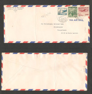 CHILE. Chile - Cover - 1962 28 Nov Stgo To USA Pha Bethelem Chile Iron Mines Cº Stgo To USA Pha Air Mult Fkd Env Rete $2 - Cile