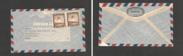 CHILE. Chile - Cover - C,1952 Stgo To USA Pha Air Mult Fkd Env Rate $8,0. Ex-Prof West UK Airmails Coll.- . Easy Deal. - Chile