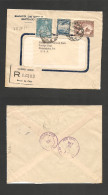 CHILE. Chile - Cover - 1951Ex- 28 May Stgo To USA Pha Registr Iar Mult Fkd Env Via NY Rate 12,20$. Prof West UK Airmails - Chile