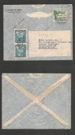 CHILE. Chile - Cover - 1951 30 May Stgo To USA Pha Air Mult Lan Internal+ . Ex-Prof West UK Airmails Coll.- . Easy Deal. - Cile