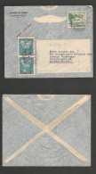 CHILE. Chile - Cover - 1951 30 May Stgo To USA Pha Air Mult Lan Internal+ . Ex-Prof West UK Airmails Coll.- . Easy Deal. - Chile