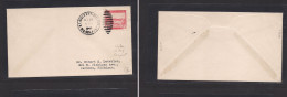 CHILE. Chile - Cover - C.1948 Sea Post SS Santa Lucia USA Fkd Env Paquebot. Easy Deal. - Cile