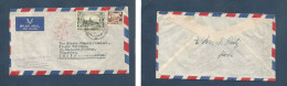 BURMA. 1952 (5 Jan) Rangoon - Japan, Osaka (14 Jan) Air Multifkd Env. Arrival Red Cachet + Fine. Better Dest At This Per - Birmania (...-1947)