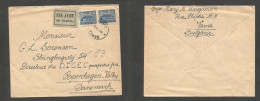 BULGARIA. 1948 (29 April) Varna - Denmark, Cph, Valby. Air Multifkd Env. Better Dest + DICEC Prospectus Free Address. - Altri & Non Classificati