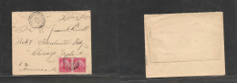 BRAZIL. Brazil Cover - 1912 Tpo Conductor Petropolis To USA Chicago Mult Fkd Env, Vf - Other & Unclassified