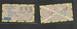 BRAZIL. Brazil Cover - 1947 Recife To Canada Toronto Air Mult Fkd Envbetter Usage - Other & Unclassified