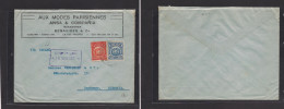 BOLIVIA. Bolivia  -cover - 1927 La Paz To Germany Hamburg Fkd Env Via Panama. Easy Deal. - Bolivie