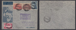 BELGIAN CONGO. 1935 (22 Nov) Congo - Belgium. First Sabana Flight. Multifkd Env. - Altri & Non Classificati